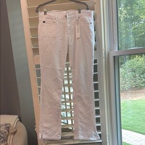 KanCan Women's Straight Leg Jeans in White